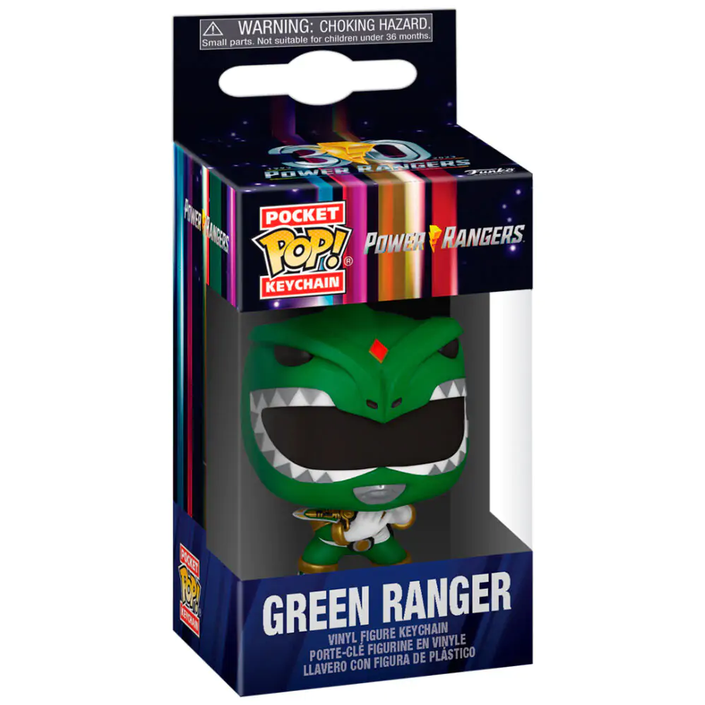 Breloc Pocket POP Power Rangers 30th Anniversary Green Ranger poza produsului