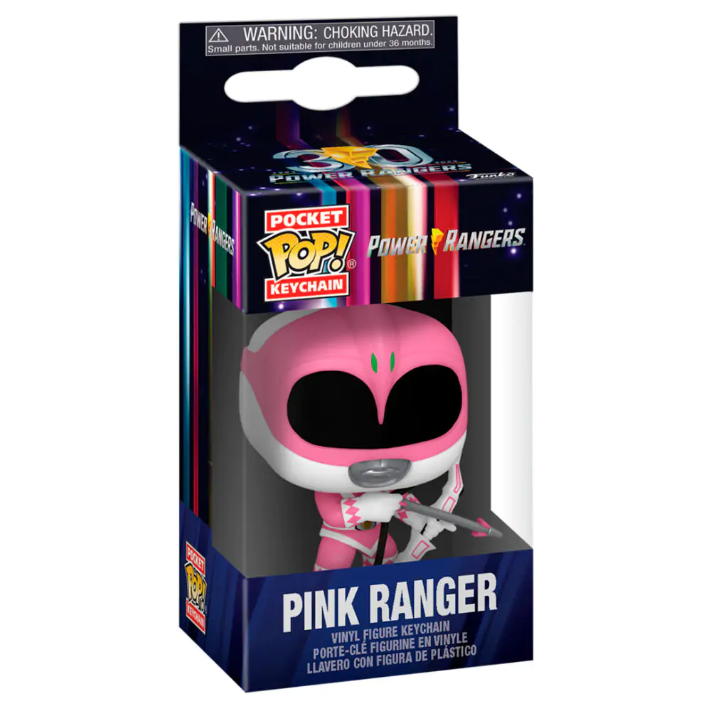 Breloc Pocket POP Power Rangers 30th Anniversary Pink Ranger poza produsului