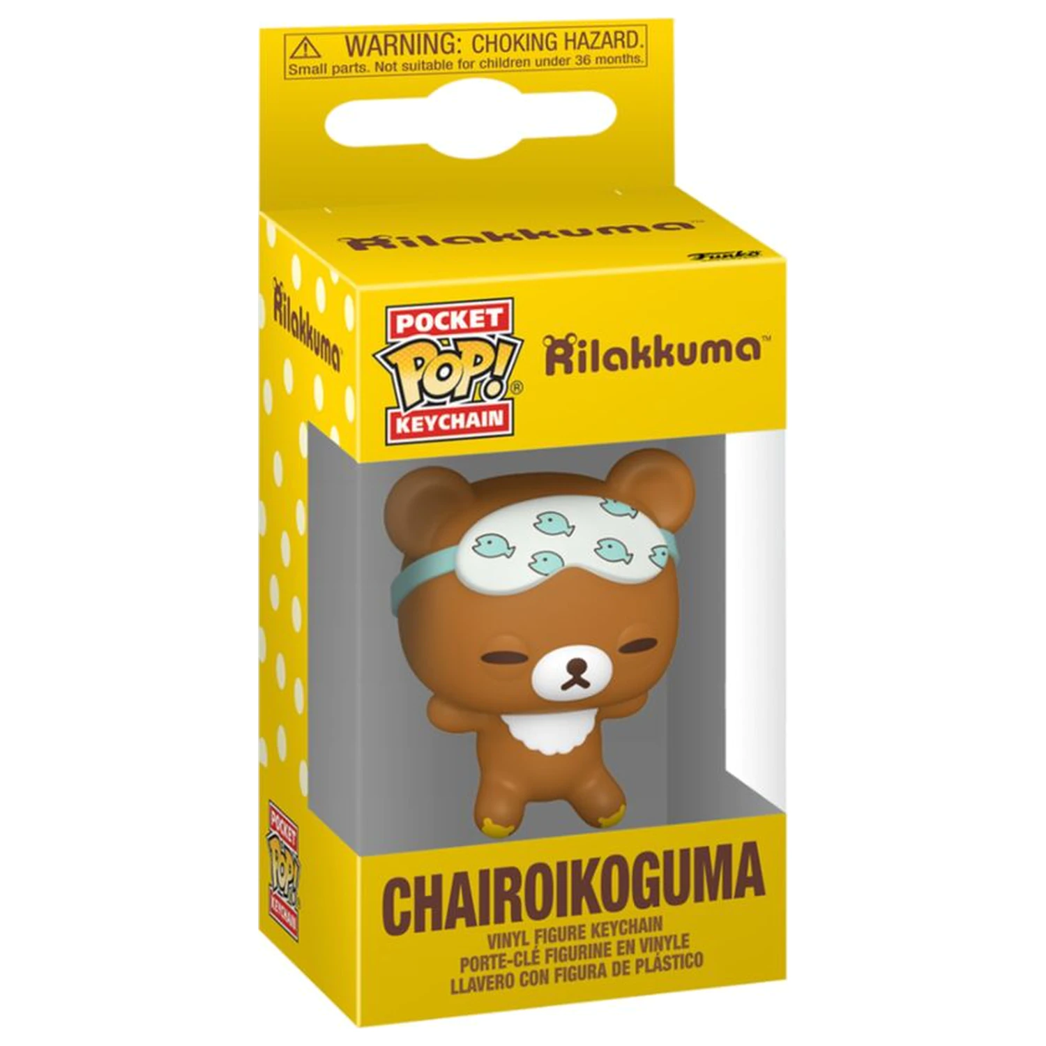 Breloc Funko POP de buzunar Rilakkuma Chairoikoguma poza produsului