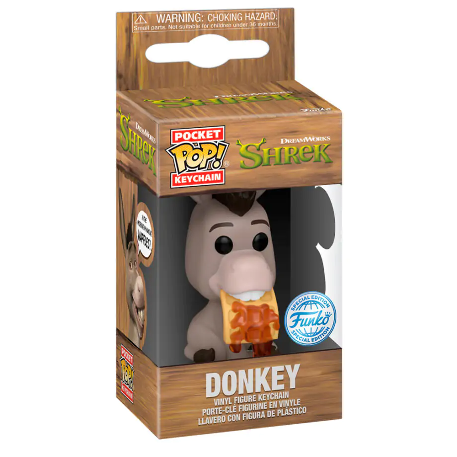 Breloc Pocket Funko POP Shrek Donkey poza produsului