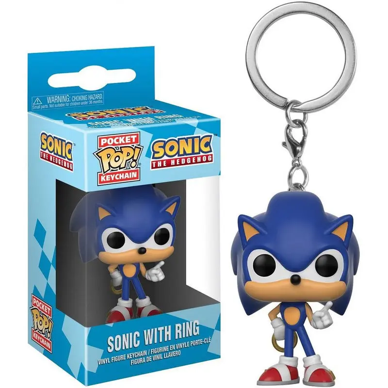 Breloc Pocket POP Sonic cu inel poza produsului