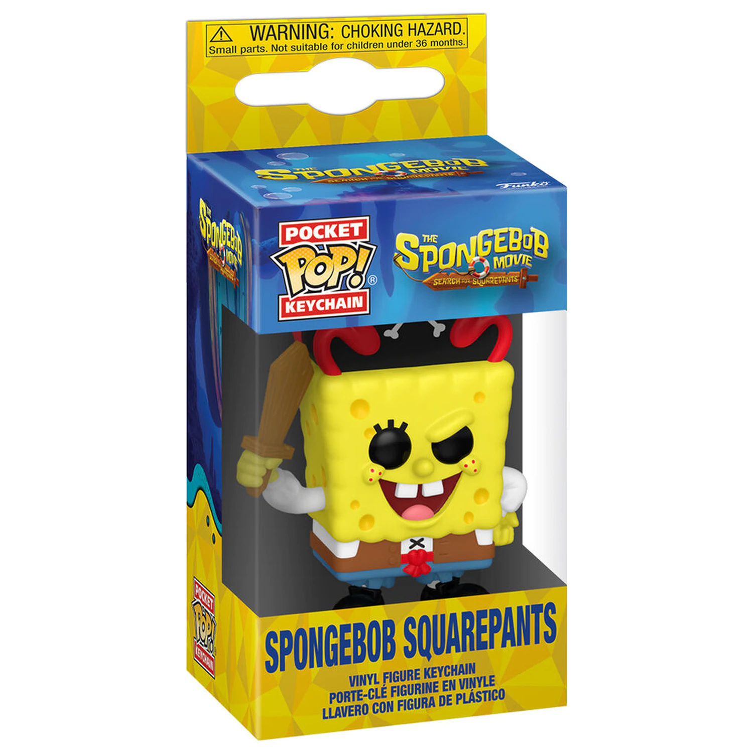 Breloc Pocket Funko POP SpongeBob Search for Squarepants SpongeBob SquarePants poza produsului
