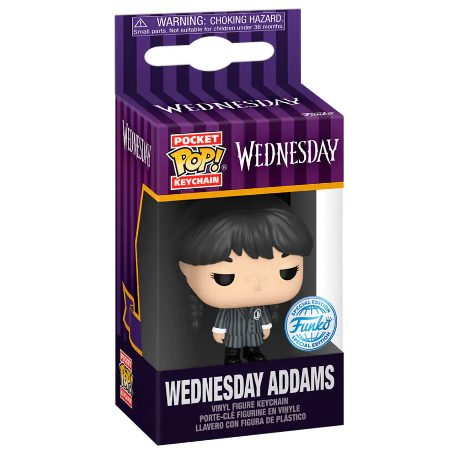 Breloc Funko Pocket POP Wednesday poza produsului