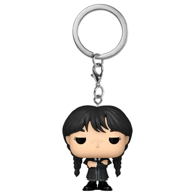 Pocket Funko POP Breloc Miercuri - Wednesday Addams poza produsului