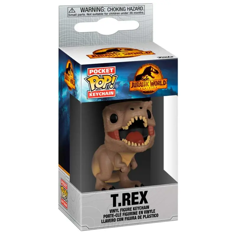 Breloc Pocket POP Jurassic World 3 T-Rex poza produsului