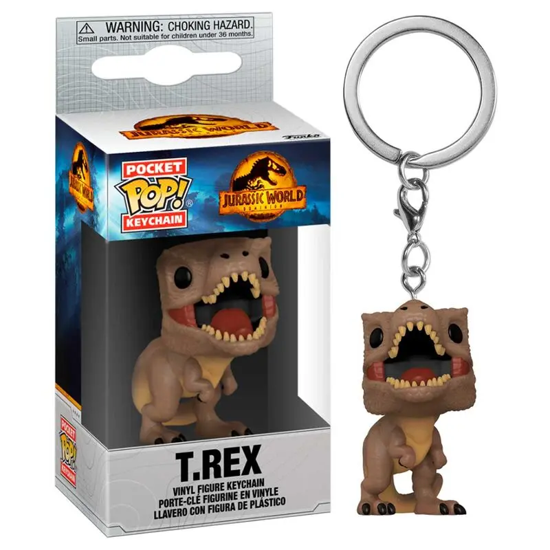 Breloc Pocket POP Jurassic World 3 T-Rex poza produsului