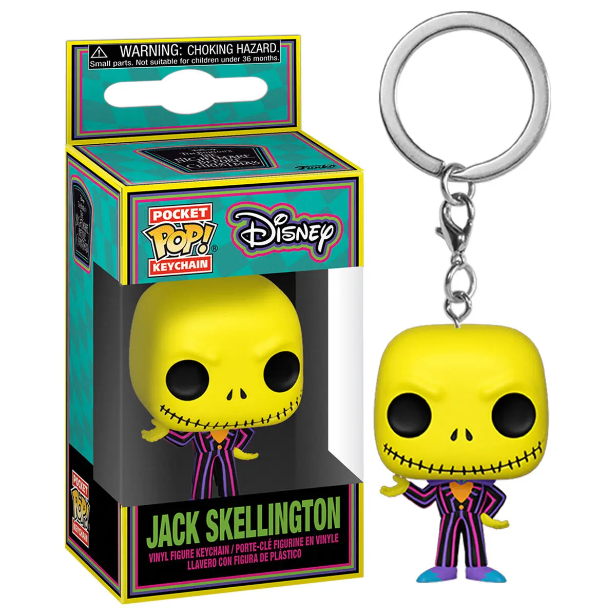 Breloc Pocket POP Disney Nightmare Before Christmas Jack poza produsului