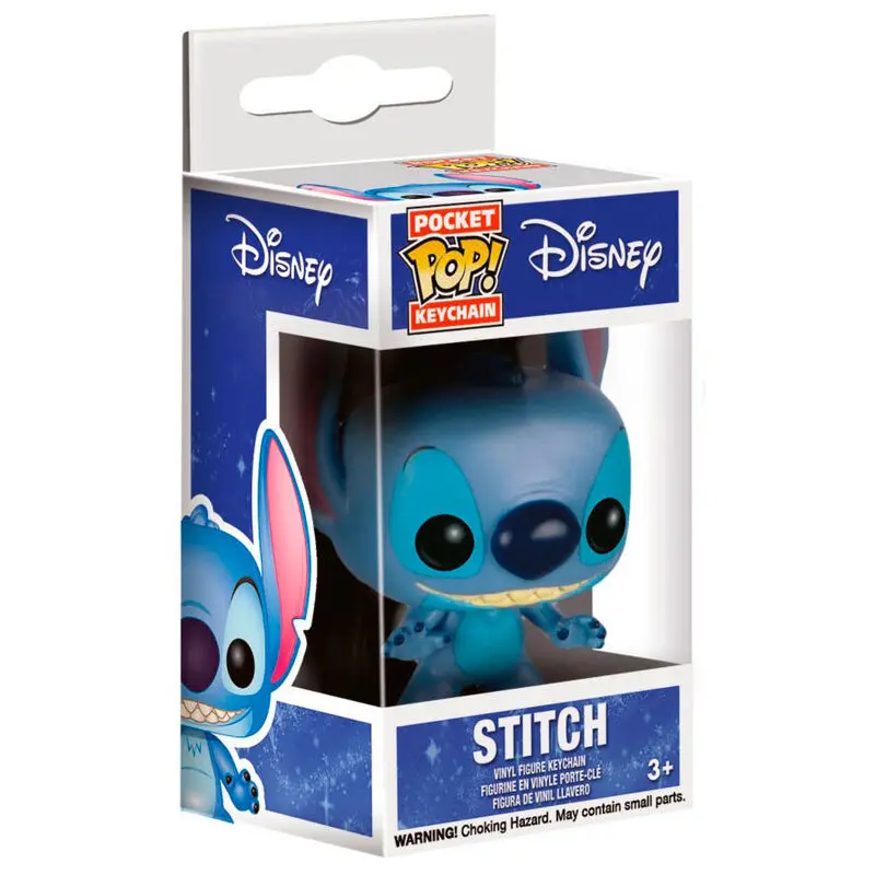 Lilo & Stitch Pocket POP! Breloc Vinil Stitch 4 cm poza produsului