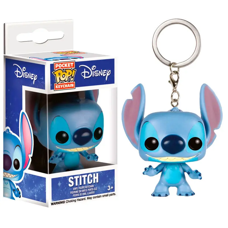 Lilo & Stitch Pocket POP! Breloc Vinil Stitch 4 cm poza produsului