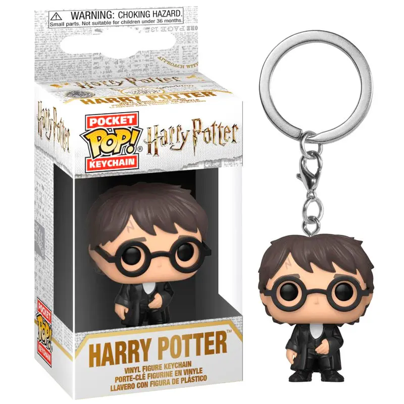 Harry Potter Pocket POP! Breloc de vinil Harry (Balul de Crăciun) 4 cm poza produsului