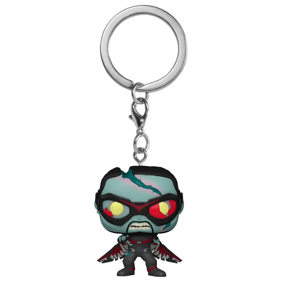 Marvel What If...? Pocket POP! Brelocuri de Vinil 4 cm Zombie Falcon Display (12) poza produsului