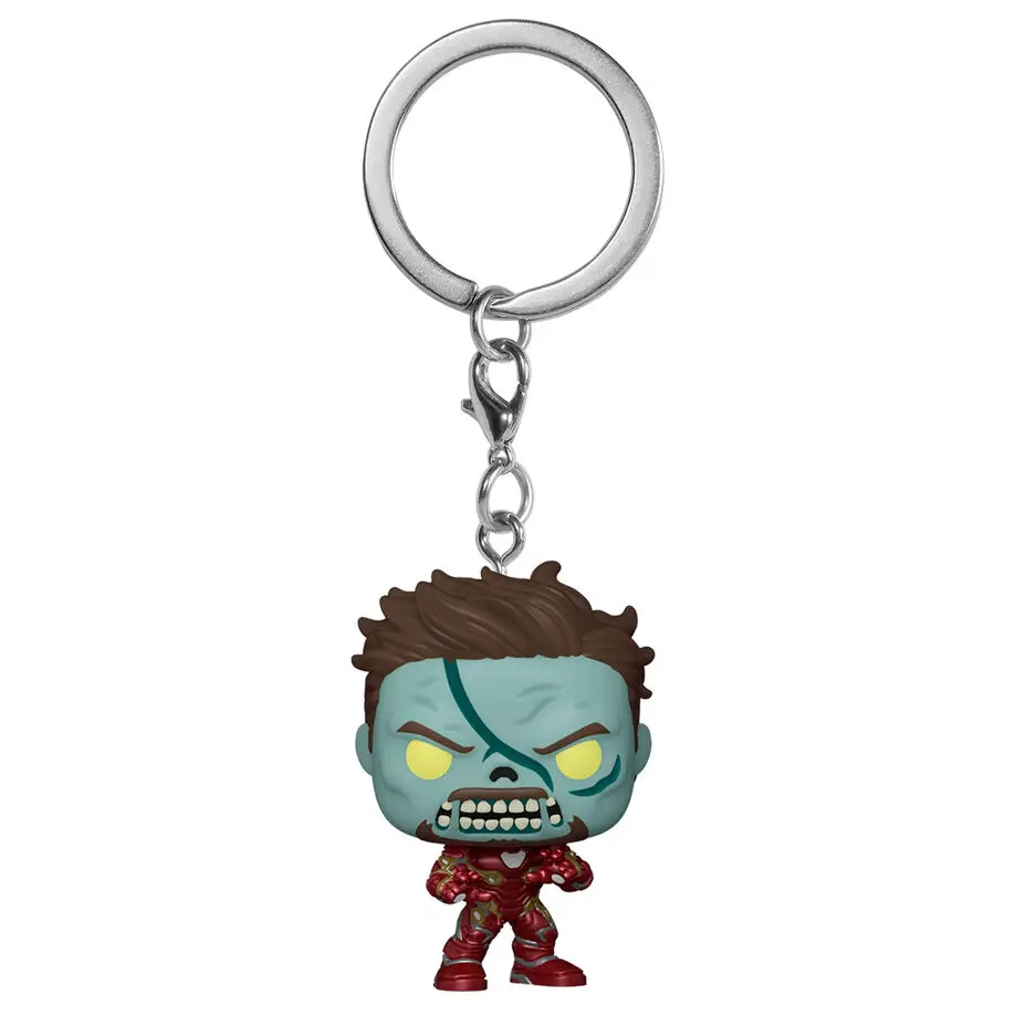 Marvel What If...? Brelocuri de vinil Pocket POP! 4 cm Zombie Iron Man Display (12) poza produsului