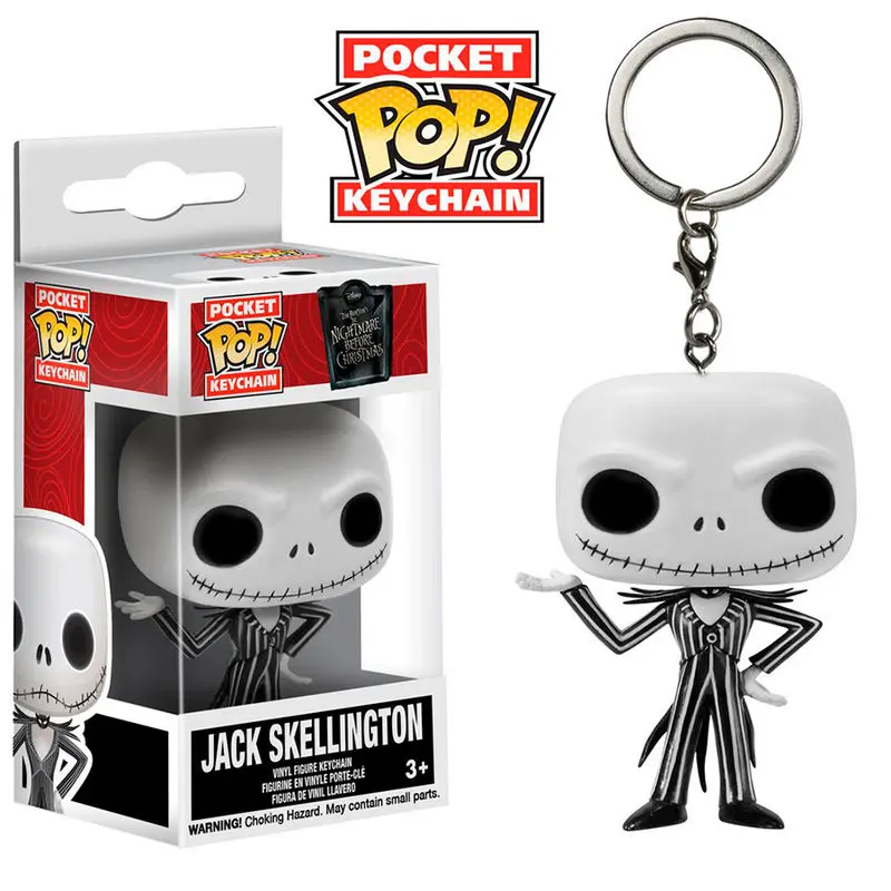 Nightmare Before Christmas Pocket POP! Vinyl Breloc Jack Skellington 4 cm poza produsului