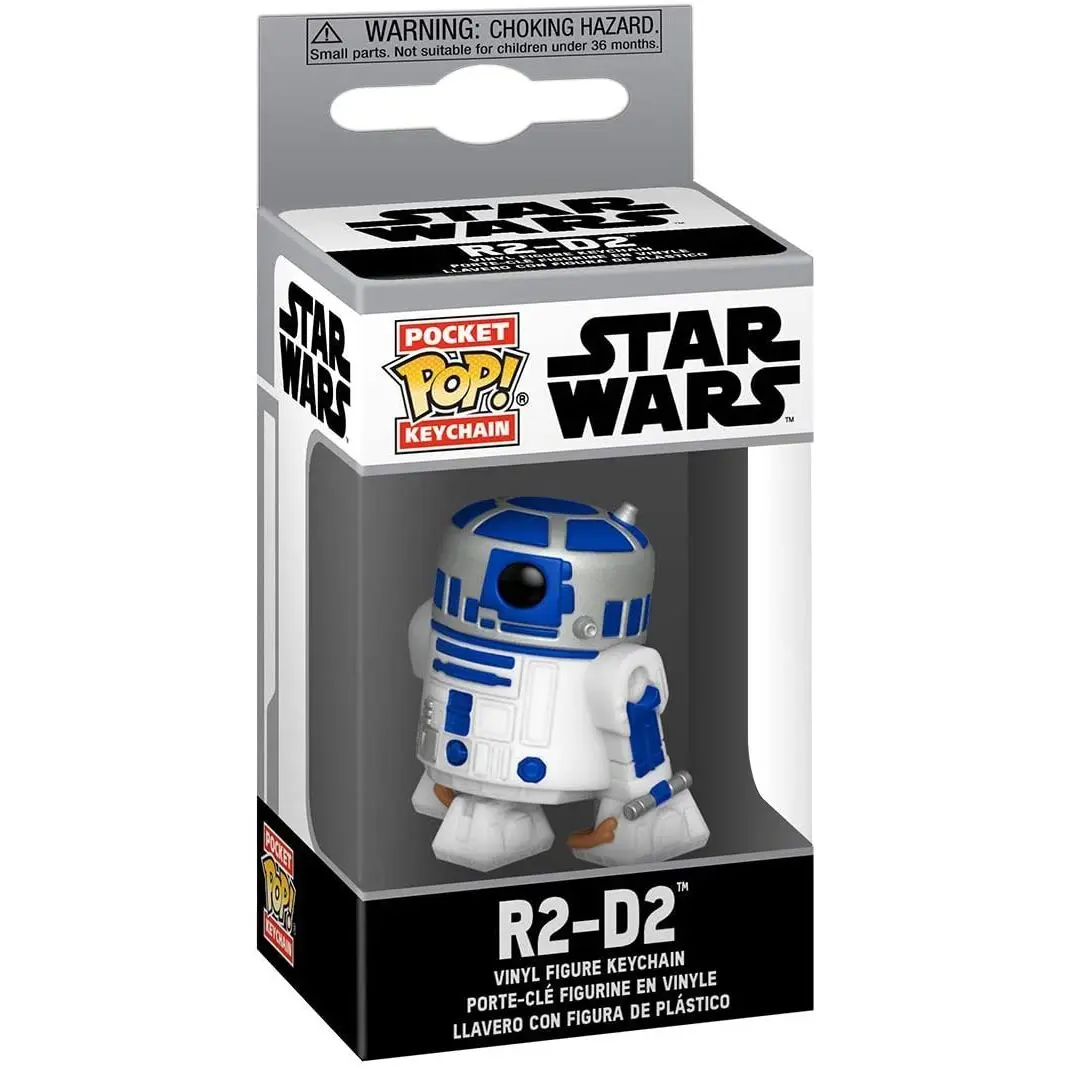 Breloc Pocket Funko POP Star Wars R2-D2 poza produsului