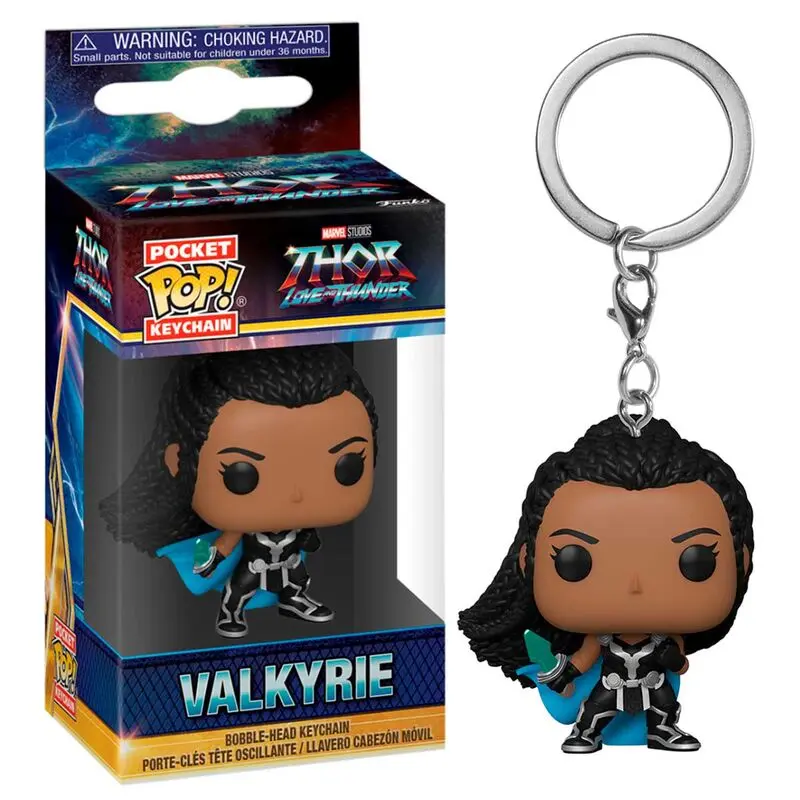 Pocket breloc POP Marvel hor Love and Thunder Valkyrie poza produsului