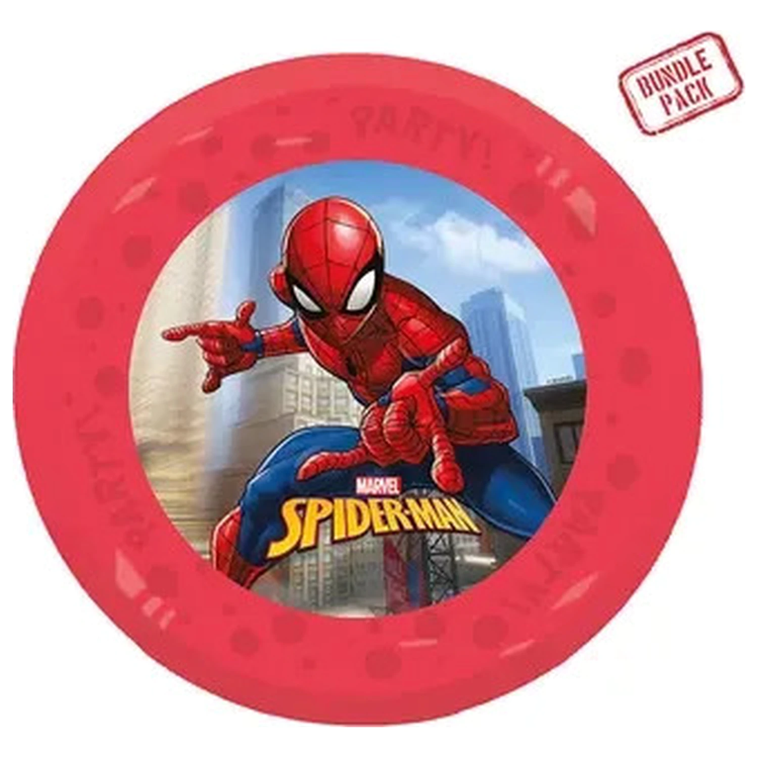 Spider-Man Crime Fighter micro premium plastic flat plate set de 4 piese 21 cm poza produsului
