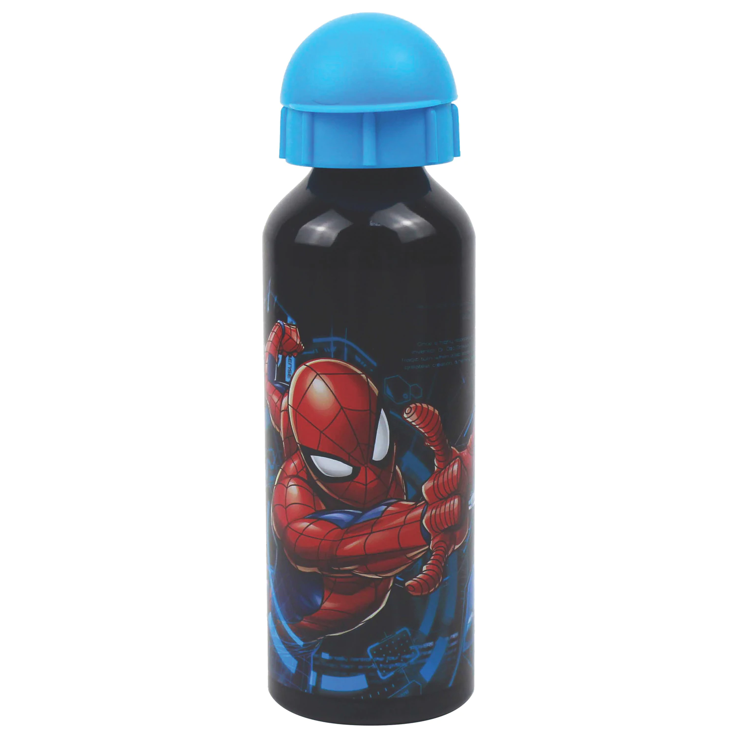 Spider-Man Sticla de apa din aluminiu inchis la culoare cu capac de baut 520 ml poza produsului