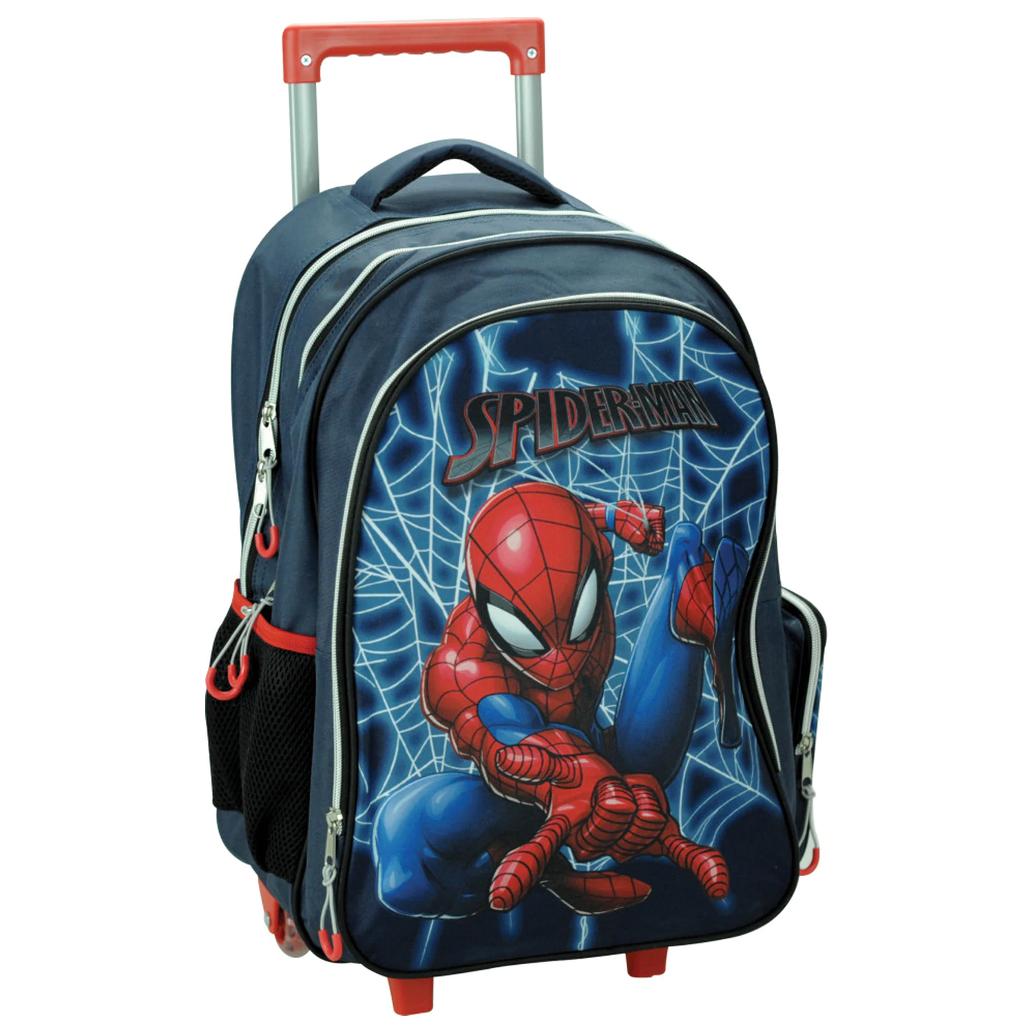 Spider-Man Frame Ghiozdan de scoala cu roti, Rucsac 46 cm poza produsului