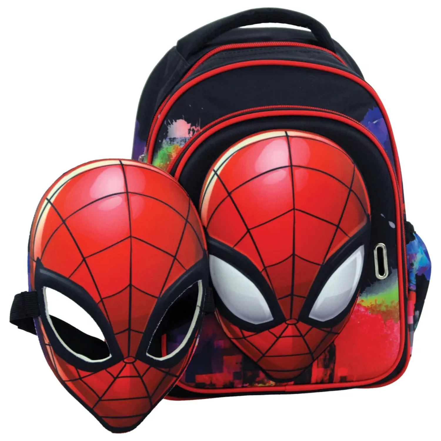 Spider-Man Global Rucsac, Geantă 31 cm cu Mască poza produsului