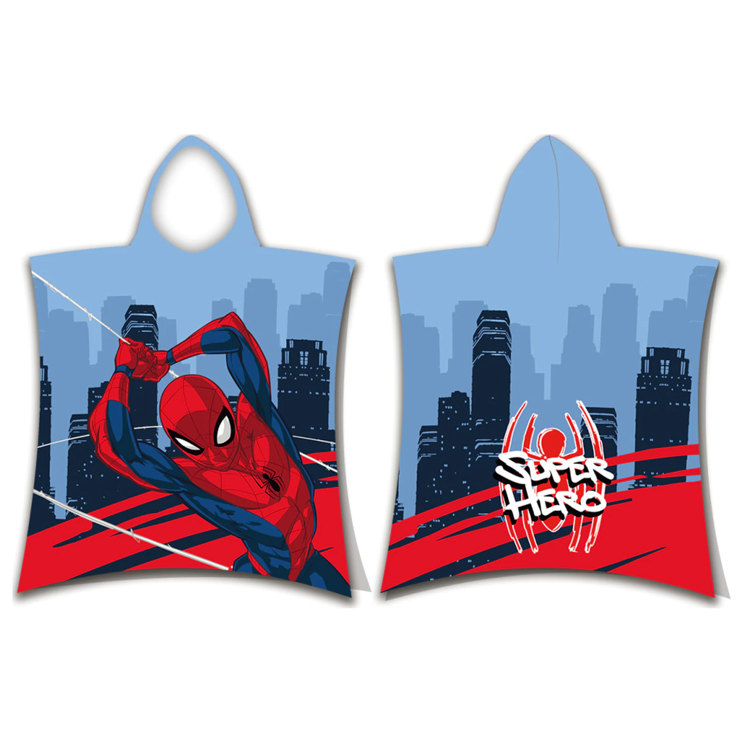 Prosop de plajă tip Poncho Spider-Man Hero poza produsului