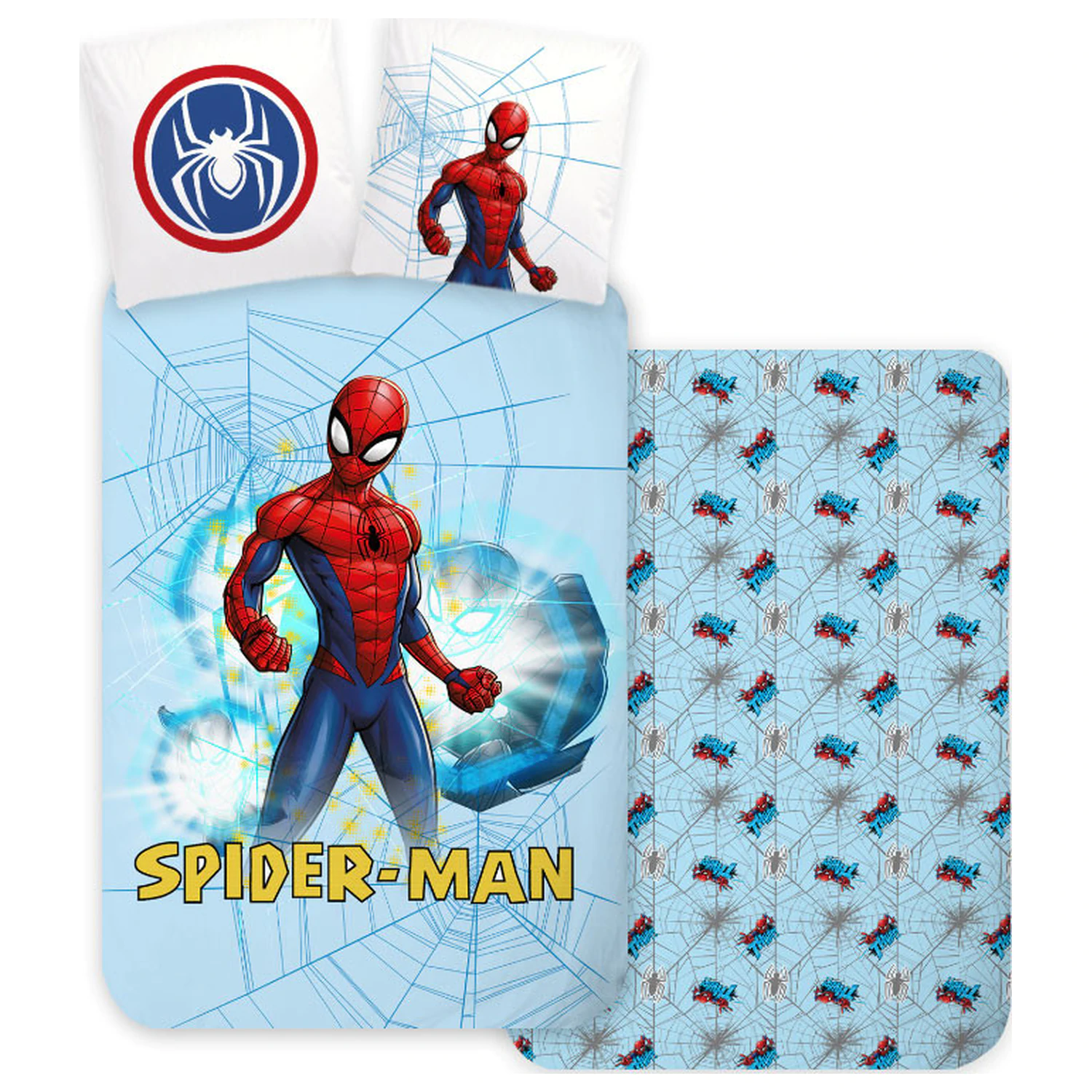 Spider-Man Light Blue Husa de pilota pentru copii mici poza produsului