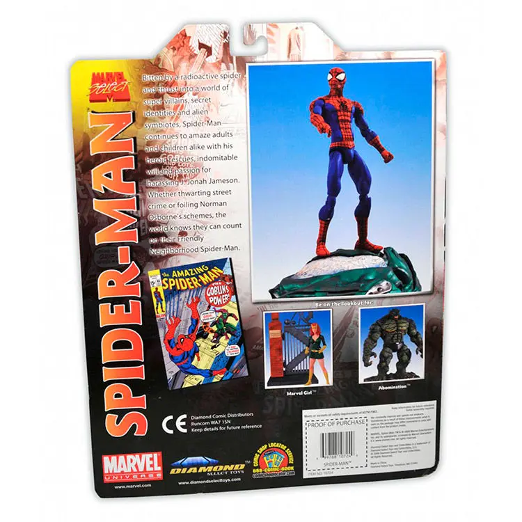 Marvel Select Figurina de Acțiune Spider-Man Clasic 18 cm poza produsului