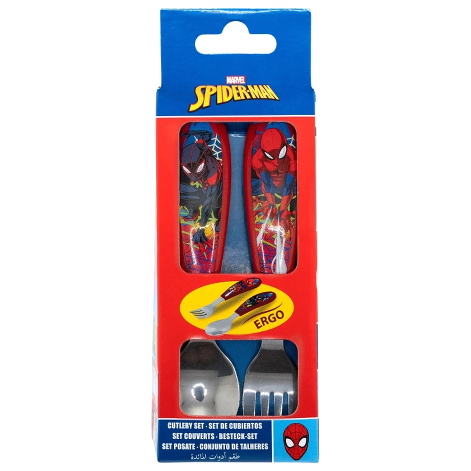 Spider-Man Moving Target Metal Ergo Set tacamuri - 2 piese poza produsului