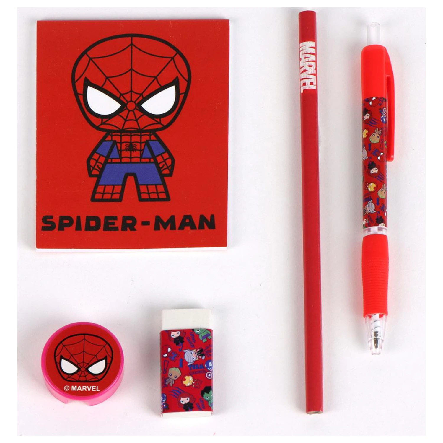Spider-Man Red Plush Stuffed Penar poza produsului
