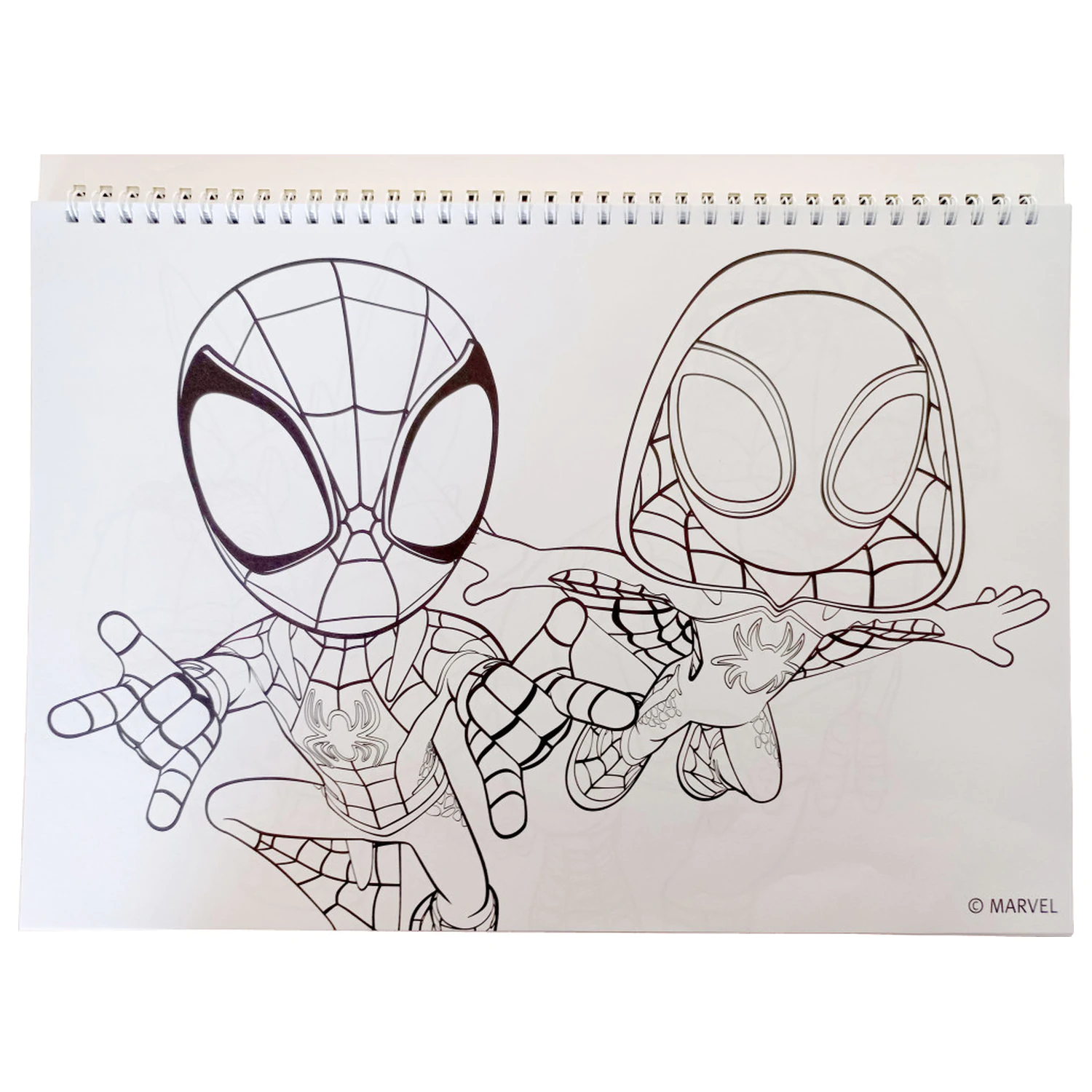 Spider-Man Spidey Dino-Webs Carnet de schite spiralat A4 cu 40 de foi si Stickere poza produsului