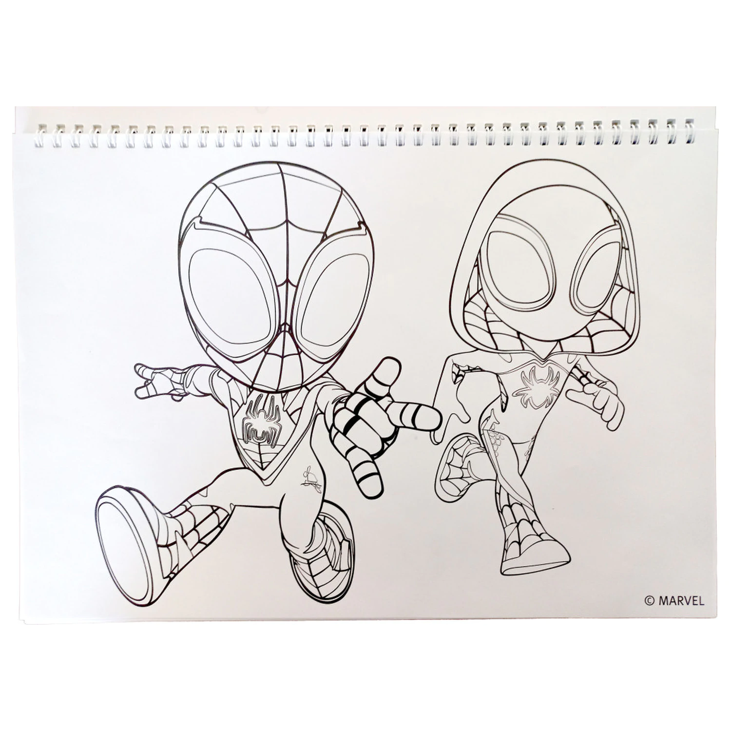 Spider-Man Spidey Dino-Webs Carnet de schite spiralat A4 cu 40 de foi si Stickere poza produsului