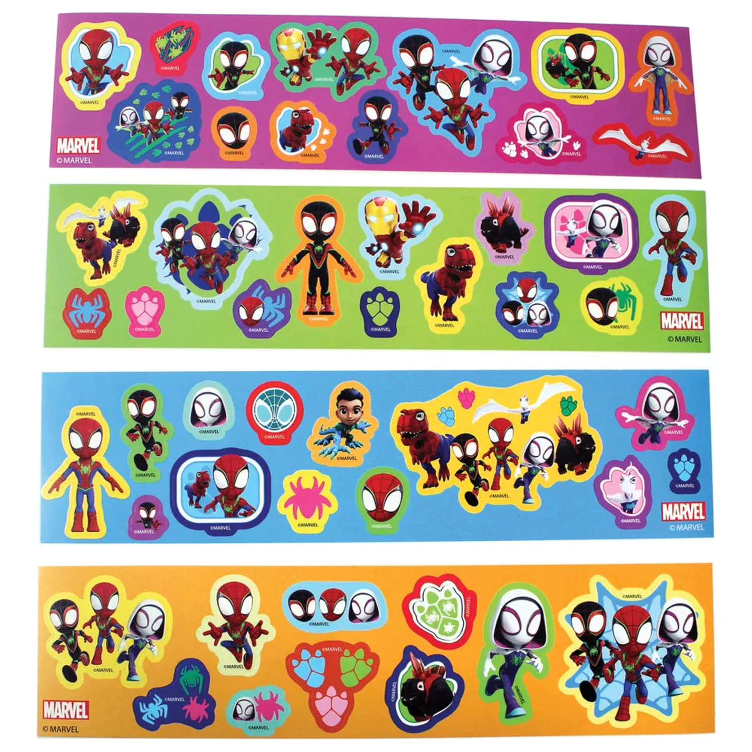 Spider-Man Spidey Dino-Webs album de stickere cu 50 de stickere poza produsului