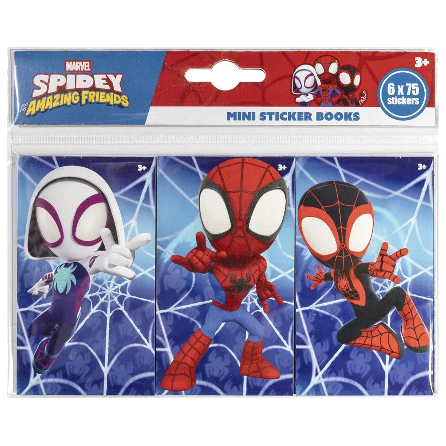 Spider-Man Spidey Friends mini set de stickere 6 bucati poza produsului