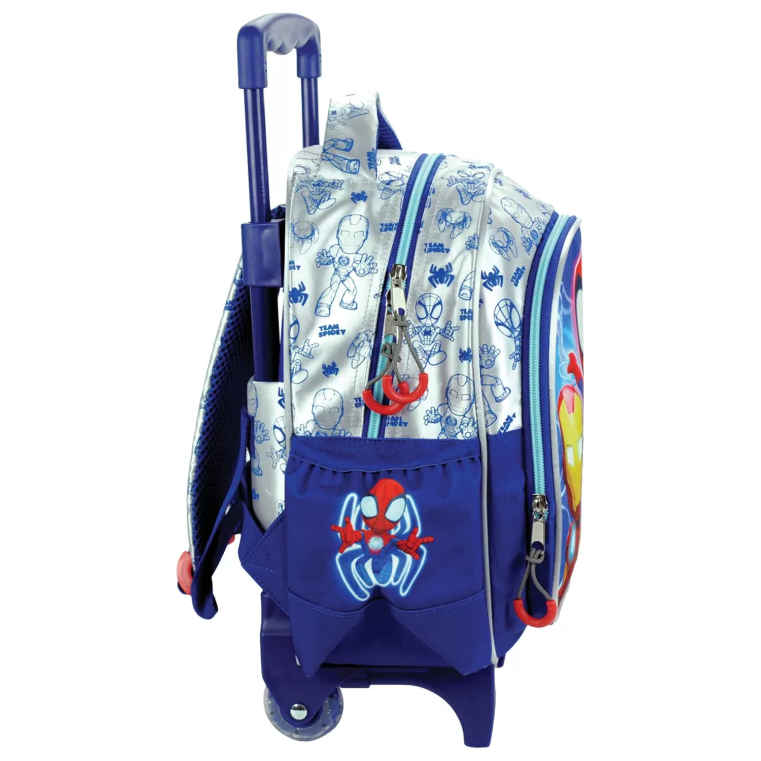 Spider-Man Spidey Glow Rolling Rucsac Prescolar, Geanta 30 cm poza produsului