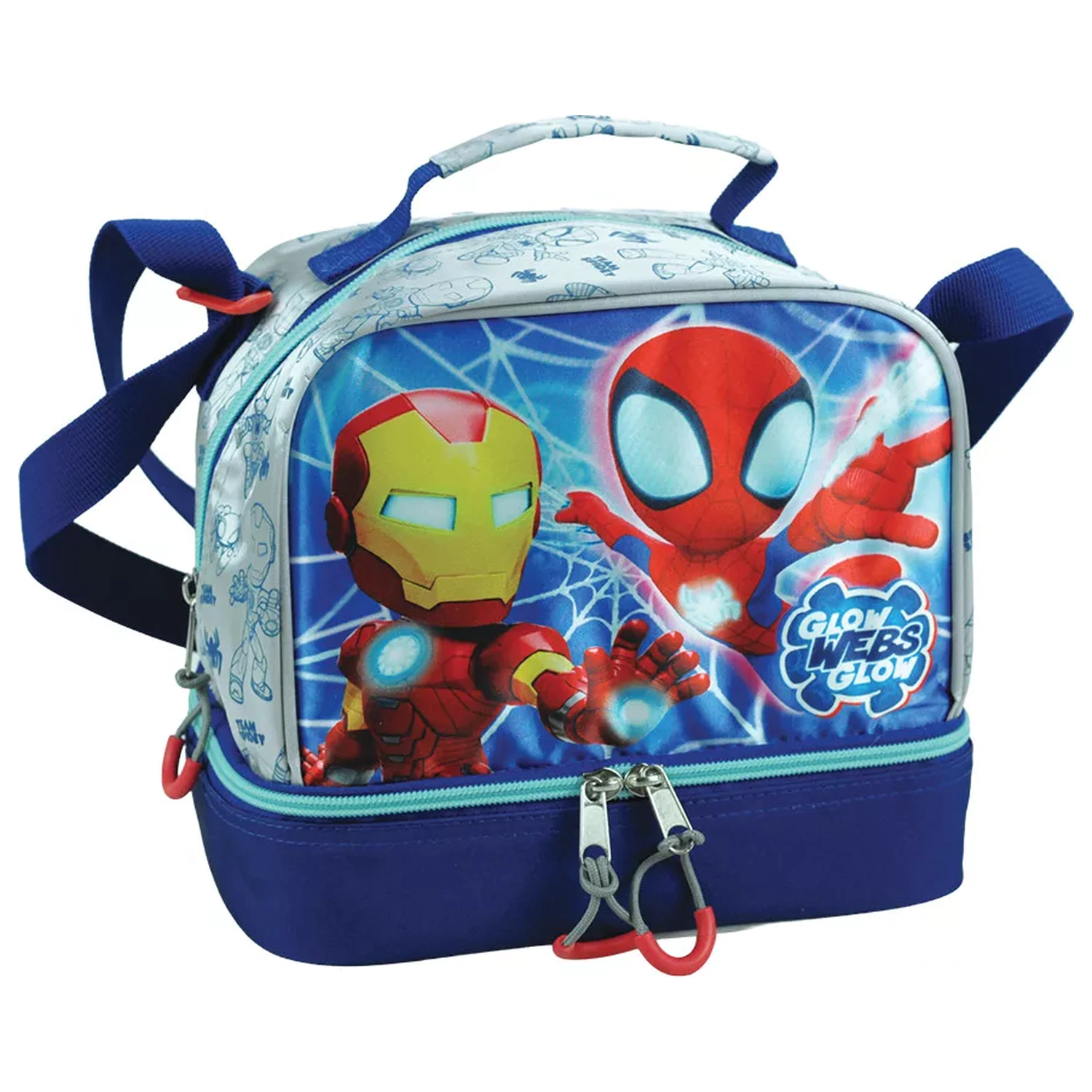 Spider-Man Spidey Glow Thermo Geanta de pranz 21 cm poza produsului