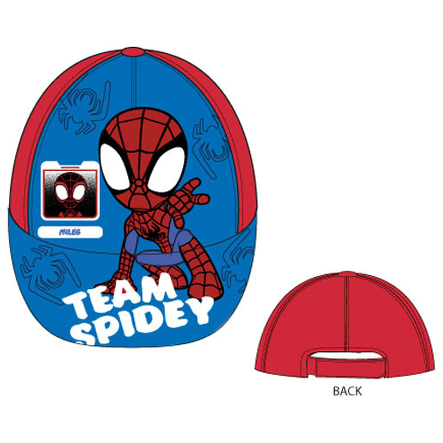 Sapca de baseball pentru copii Spider-Man Spidey Rosu 54 cm poza produsului