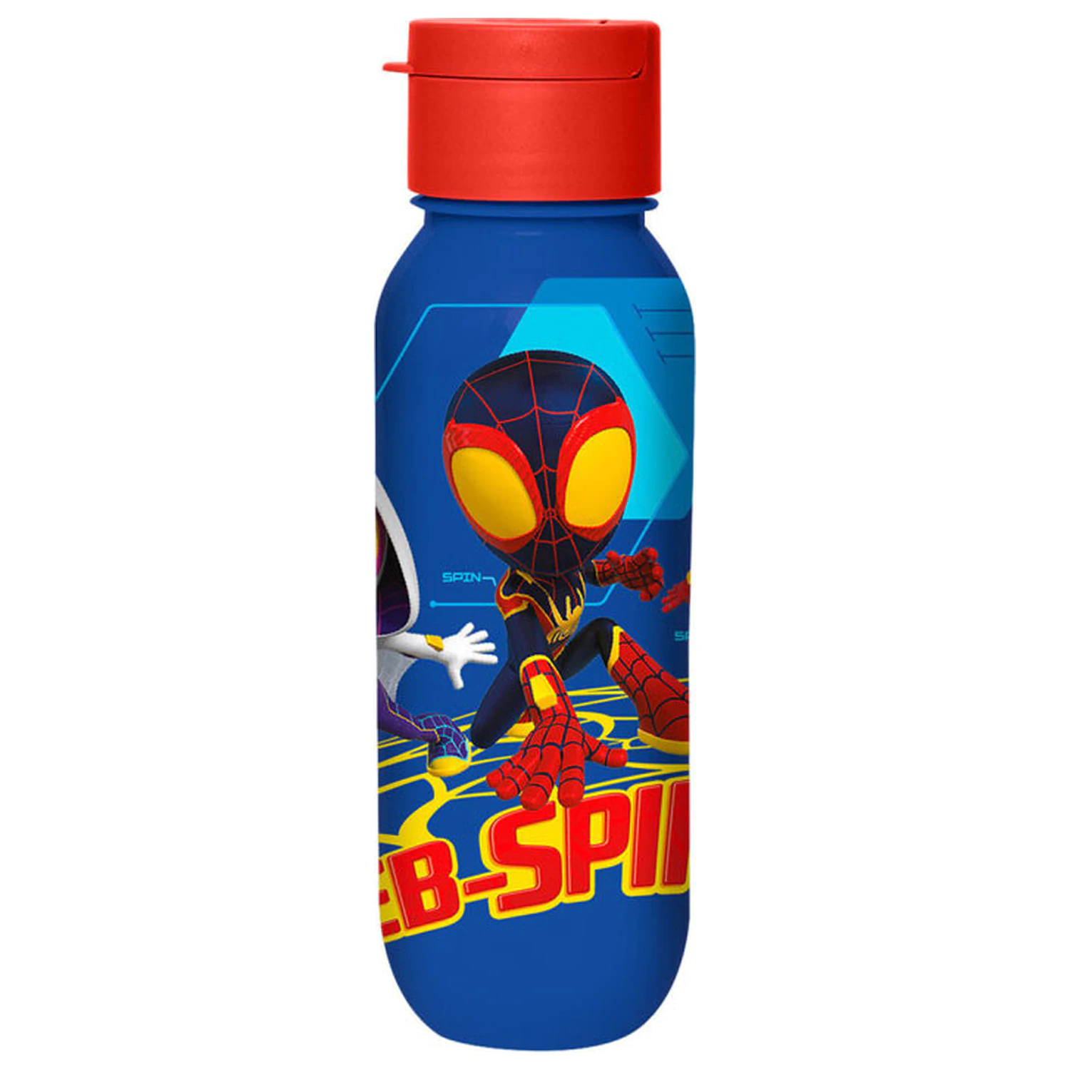 Spider-Man Spidey Web sticla de apa din plastic 500 ml poza produsului