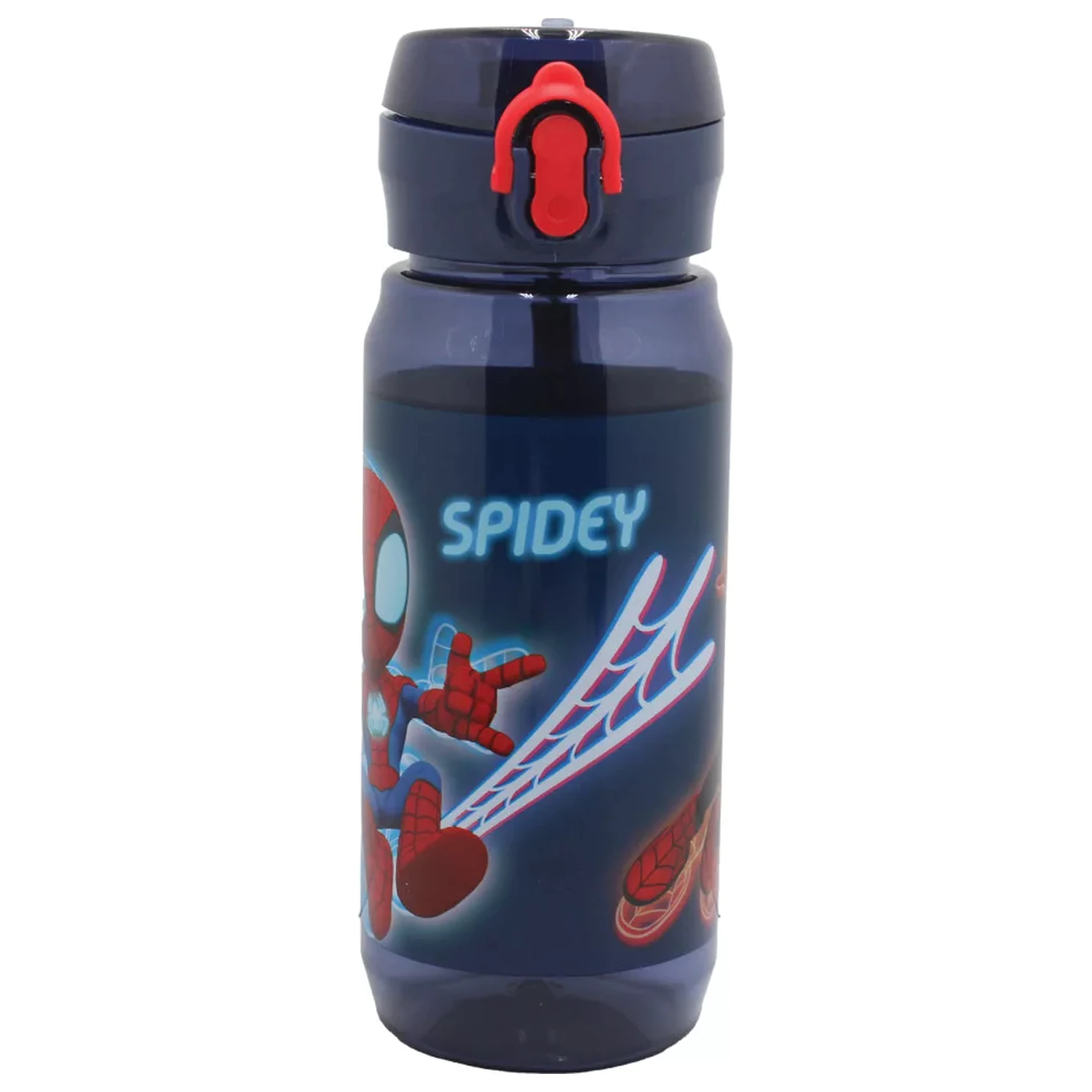 Spider-Man Spidey Web Sticla de apa din plastic cu agatatoare 600 ml poza produsului