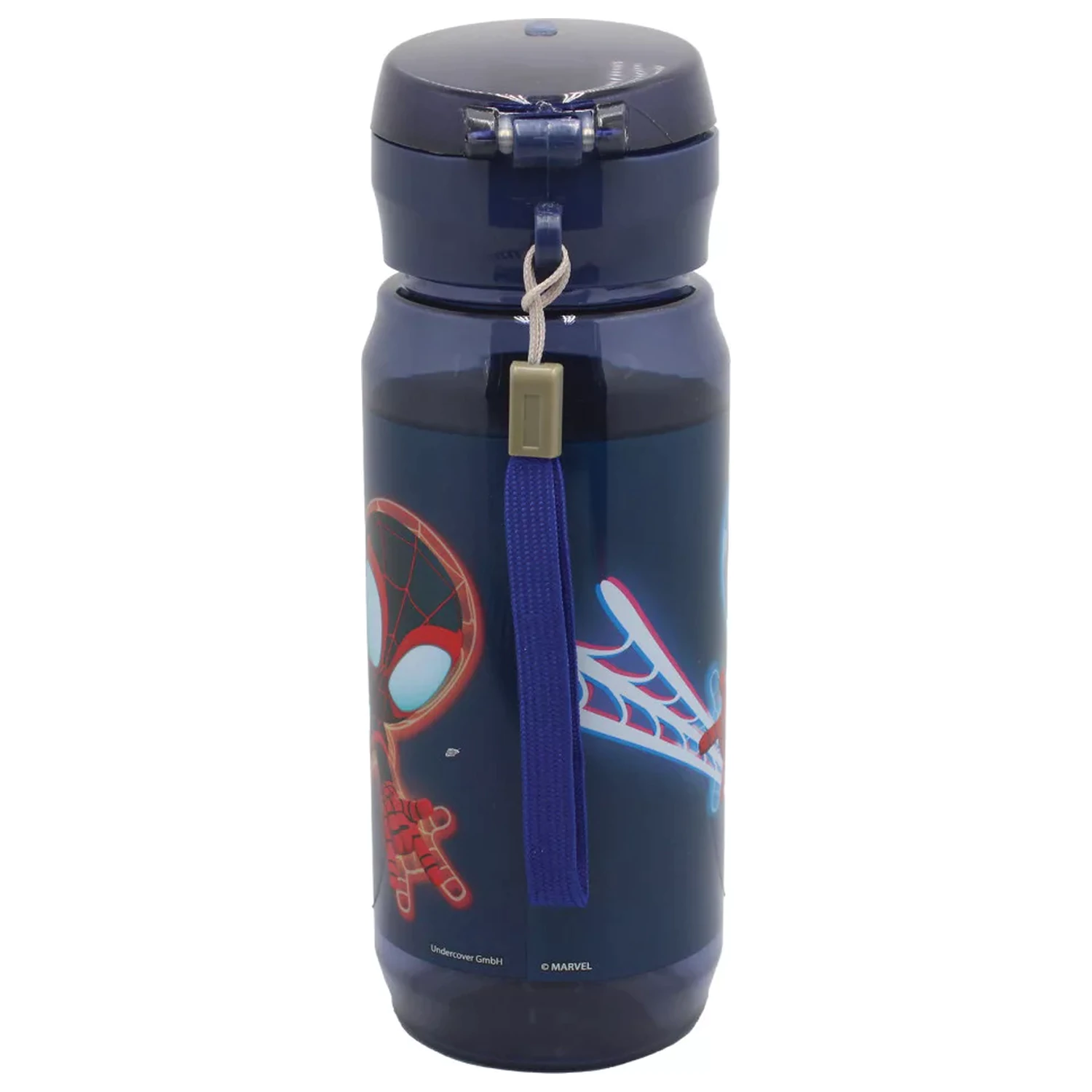 Spider-Man Spidey Web Sticla de apa din plastic cu agatatoare 600 ml poza produsului