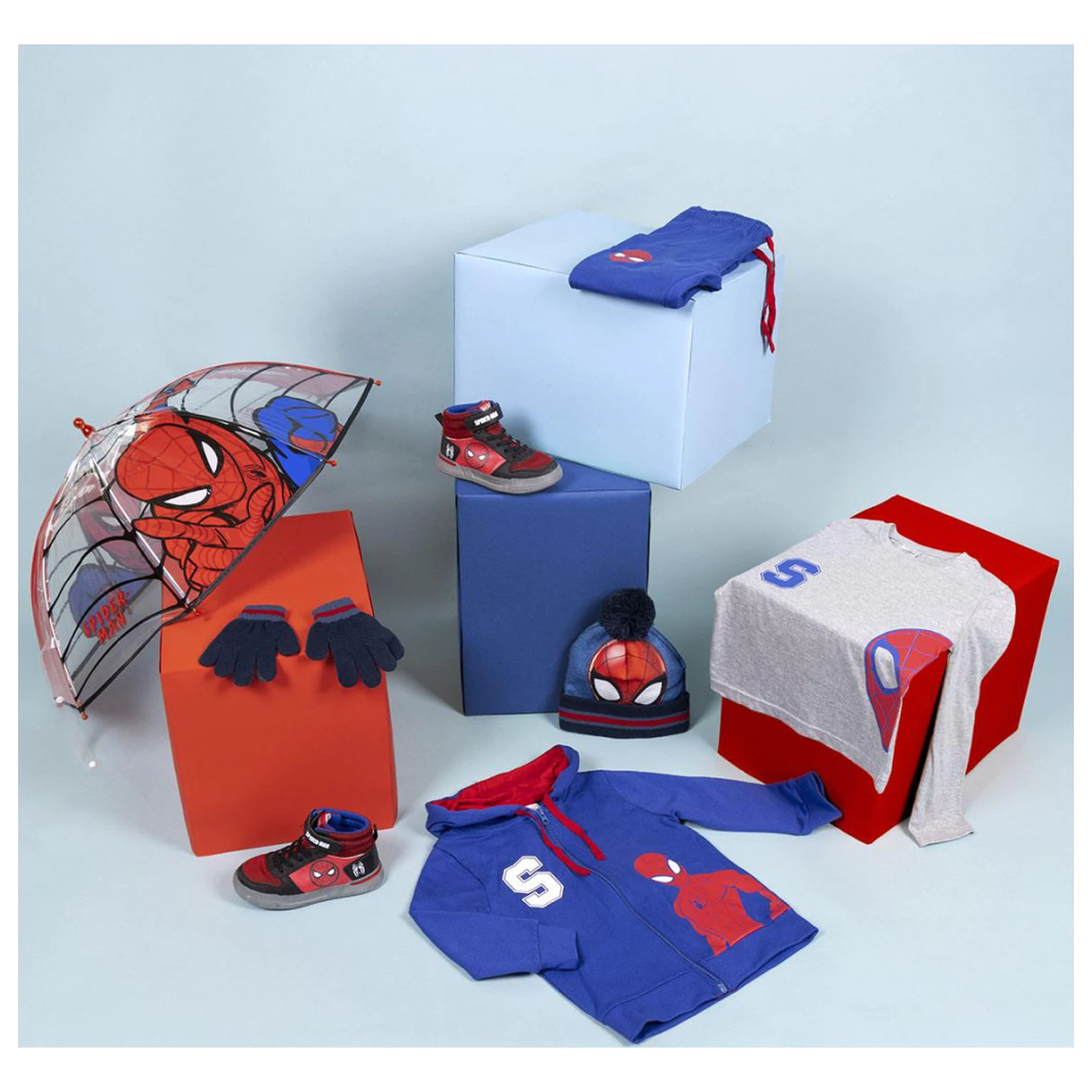 Spider-Man Web-Slinger Umbrelă transparentă pentru copii Ø71 cm poza produsului