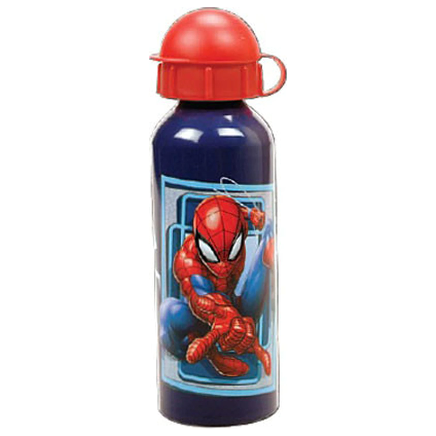 Sticla de apa din aluminiu Spider-Man World cu dop de baut 520 ml poza produsului