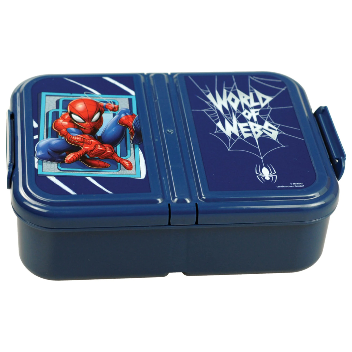 Spider-Man World of Web Cutie de prânz + Sticlă de apă din aluminiu Set poza produsului