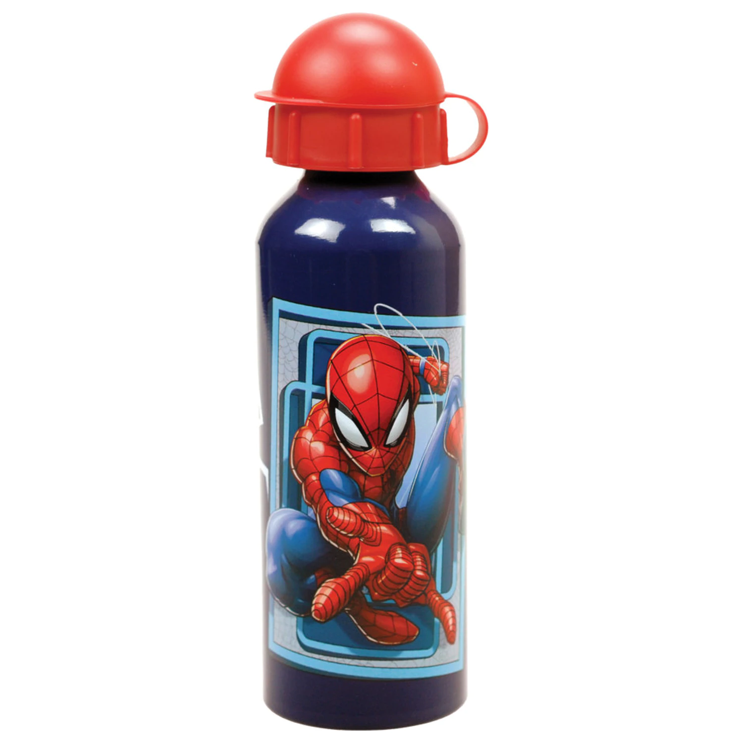 Spider-Man World of Web Cutie de prânz + Sticlă de apă din aluminiu Set poza produsului