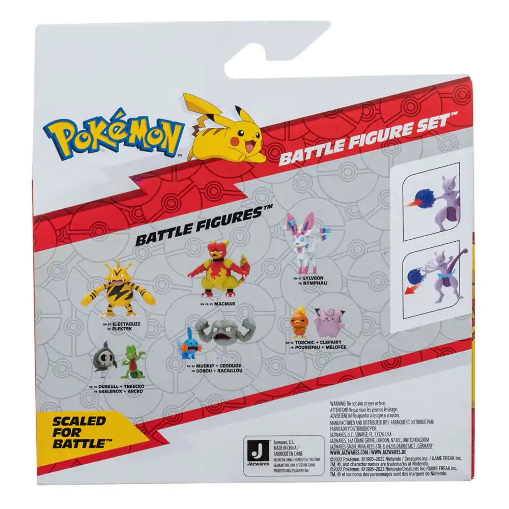 Pachet de 2 figurine Pokémon Mewtwo 10 cm & Mew 5 cm poza produsului