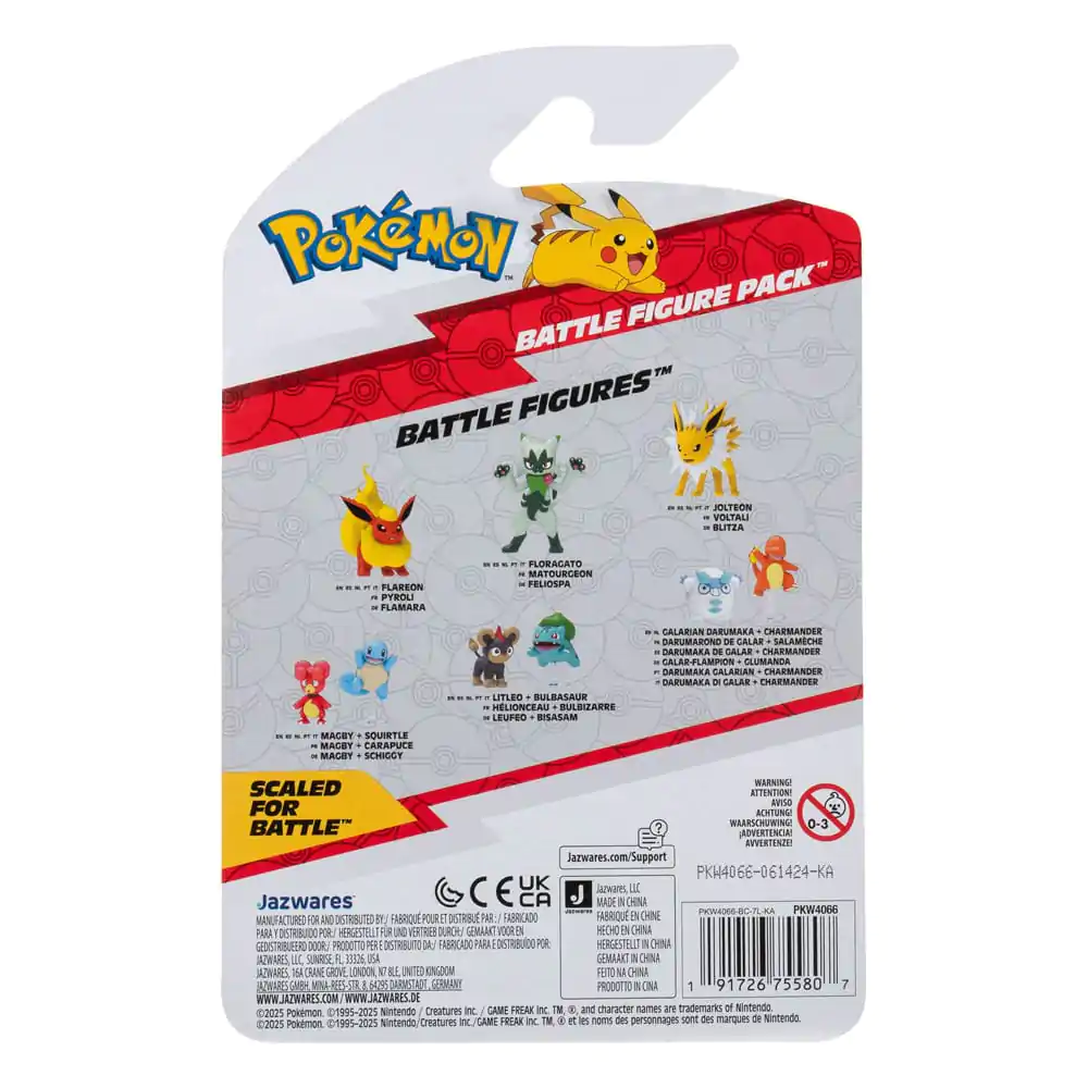 Figurina Pokémon Set 2 Snivy & Pikachu 8 cm poza produsului