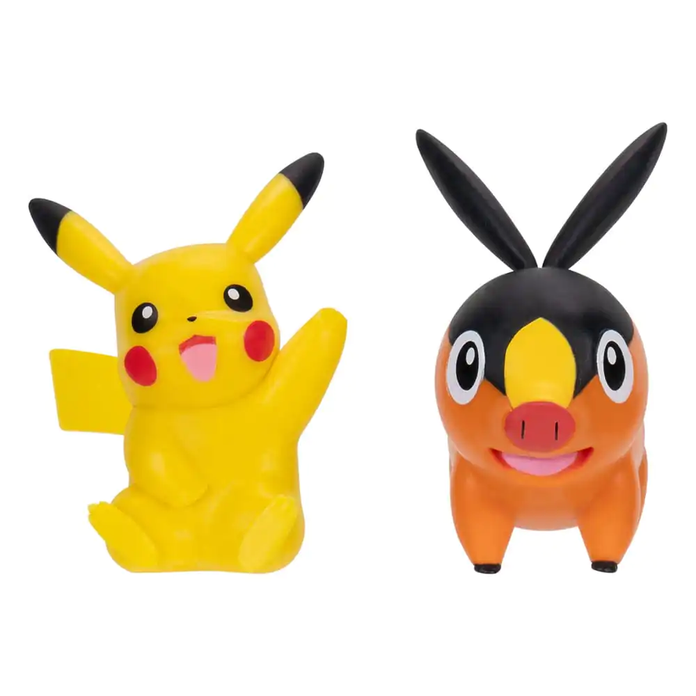 Set 2 figurine Pokémon Tepig & Pikachu 8 cm poza produsului