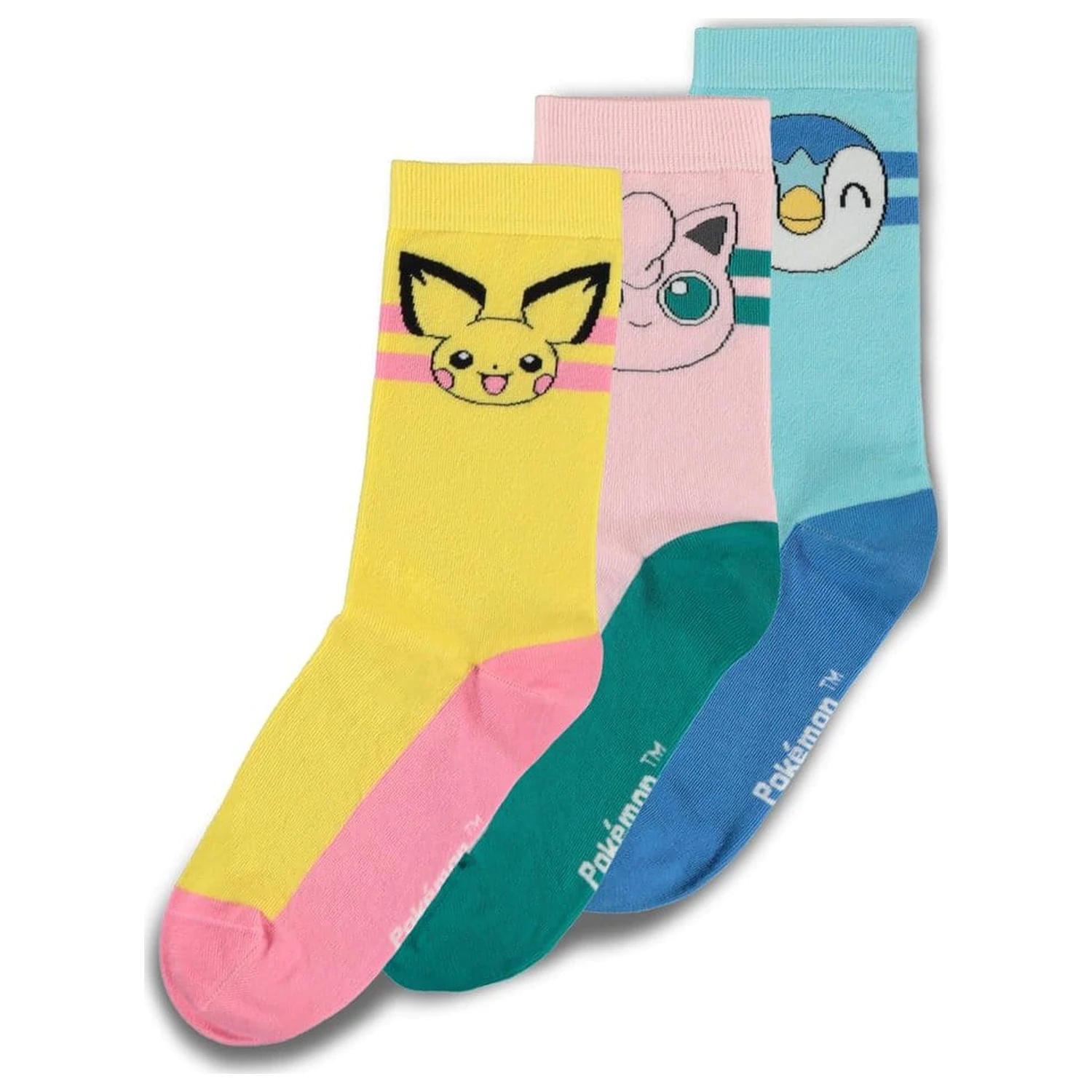 Pokémon Șosete 3-pachet Crew 35-38 poza produsului
