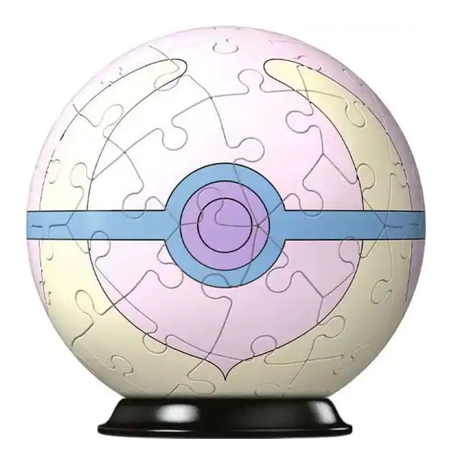 Pokémon 3D Puzzle Pokéballs: Heal Ball (55 piese) poza produsului