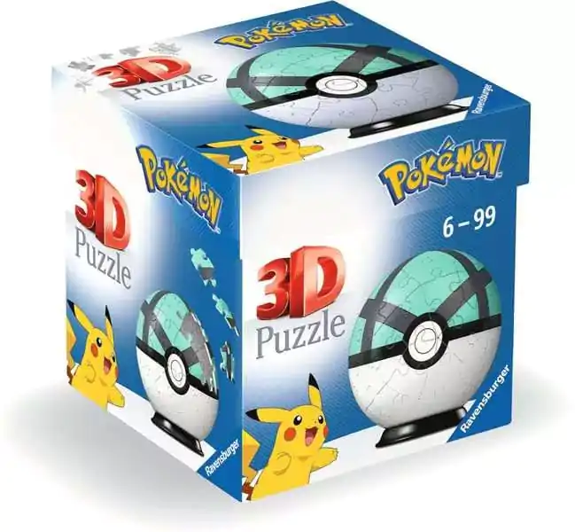 Pokémon Puzzle 3D Pokéballs: Net Ball (55 piese) poza produsului