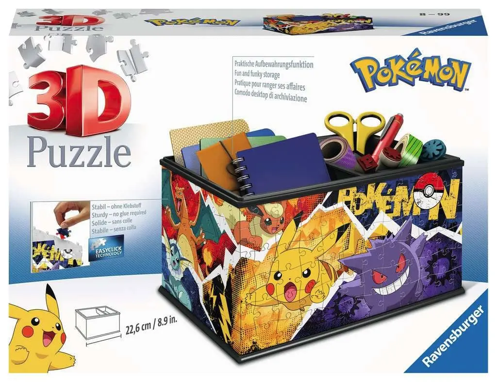 Pokémon 3D Puzzle Storage Box (223 de piese) poza produsului