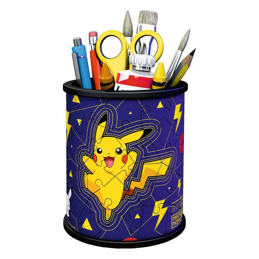 Pokémon 3D Puzzle Suport pentru creioane (54 piese) poza produsului